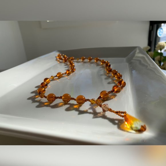 Swarovski Beaded & Crystals Handmade Necklace - Picture 5 of 8